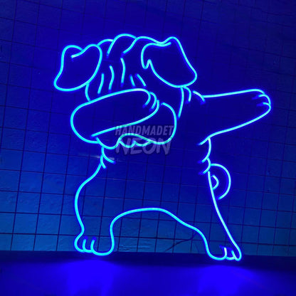 Custom Dapping Bulldog Led Neon Sign Led Decor | Shineneon