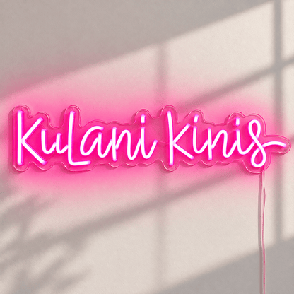 Custom Kulani Kinis's neon signs - Shineneon