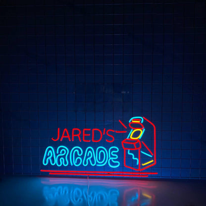 Custom Name Arcade Game Led Sign Game Bar Wall Decor | Shineneon