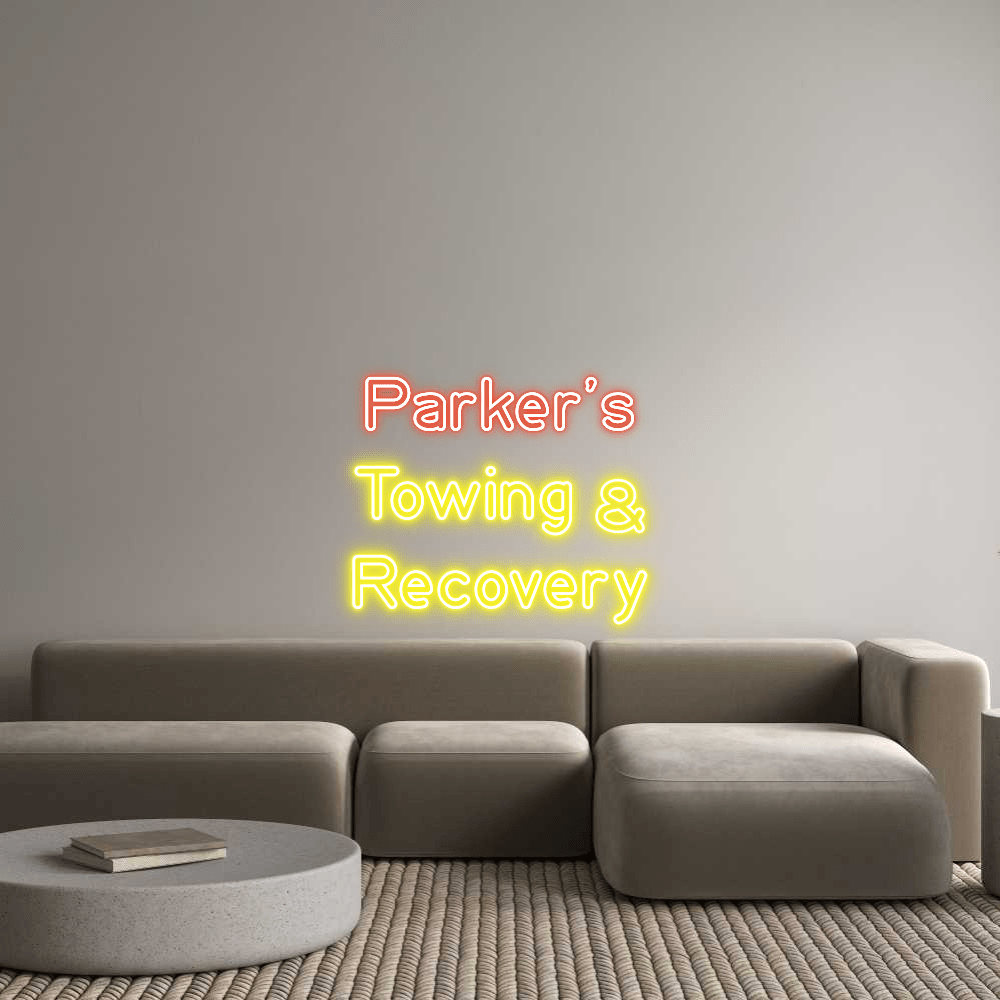 Custom Neon: Parker’s Towing... - Shineneon