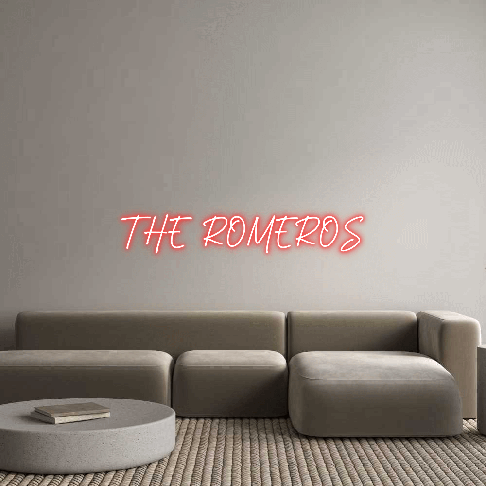 Custom Neon: THE ROMEROS - Shineneon