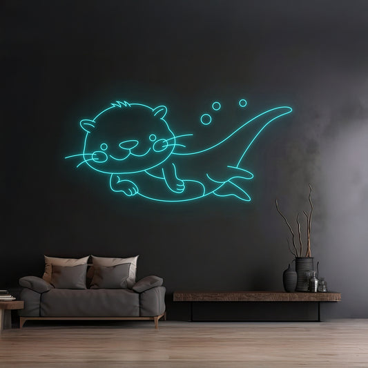 Custom Otter Neon Sign