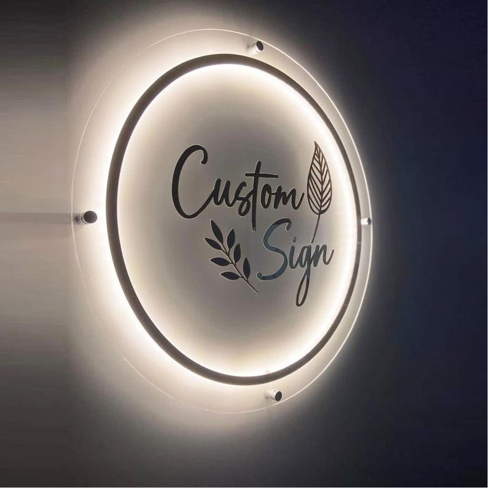 Custom Sign Acrylic Business Logo Sign - Shineneon