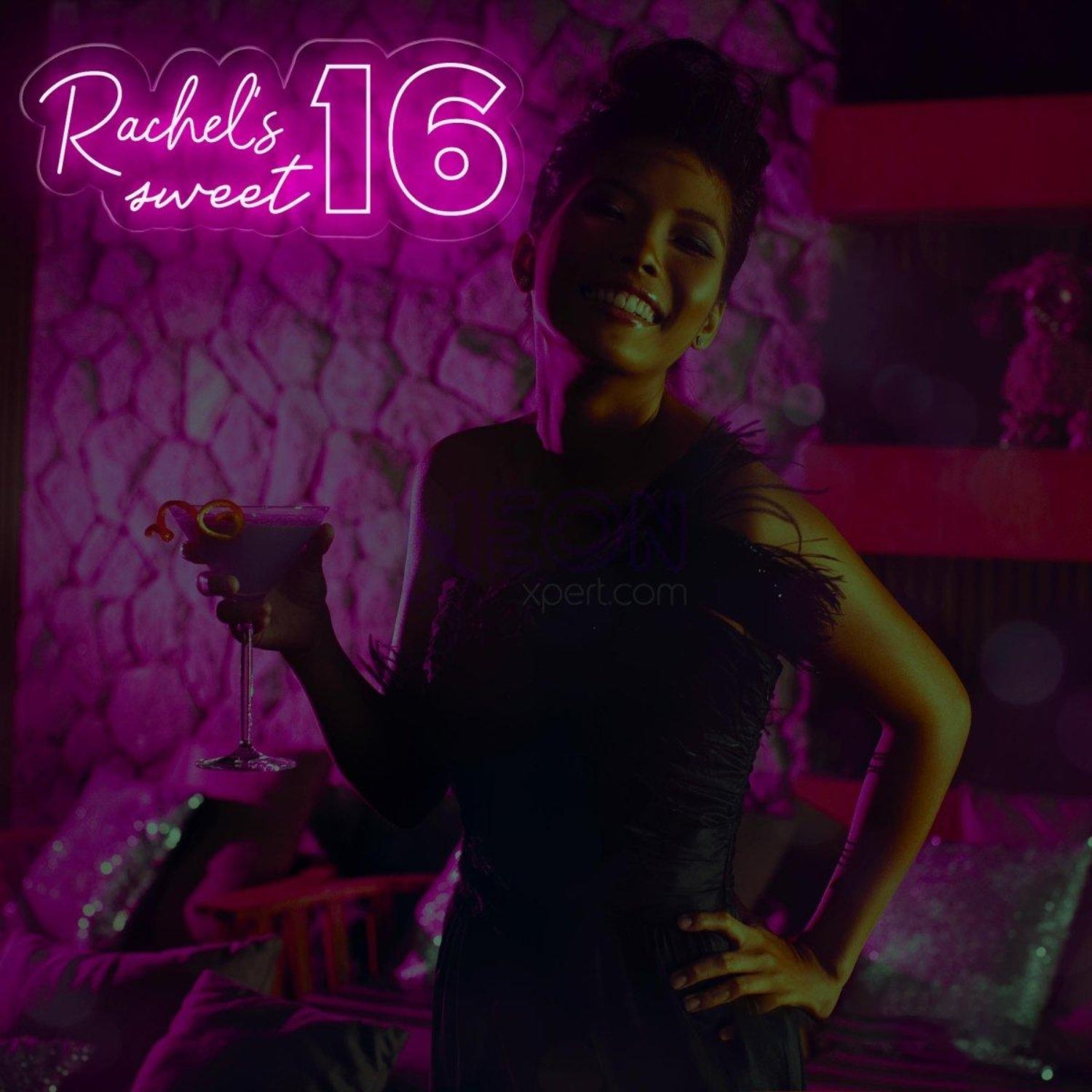 Custom Sweet 16 Led Neon Sign Birthday Party Backdrop Decor | Shineneon