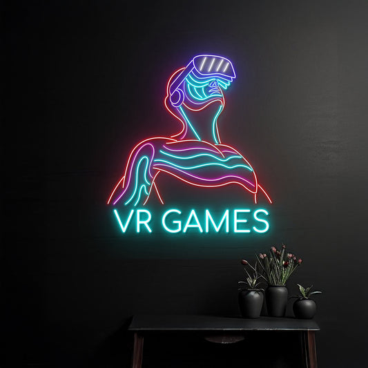 Custom Vr Games Led Neon Sign