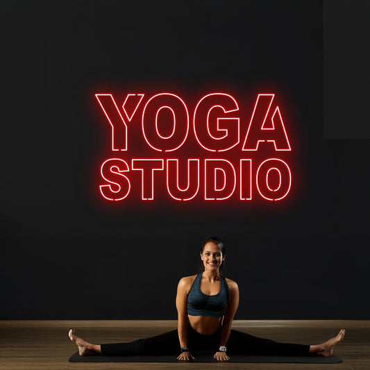 Custom Yoga Studio Neon Light