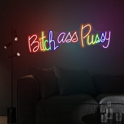 Customizable Bold-Purr Led Neon Sign For Home Bar Decor | Shineneon