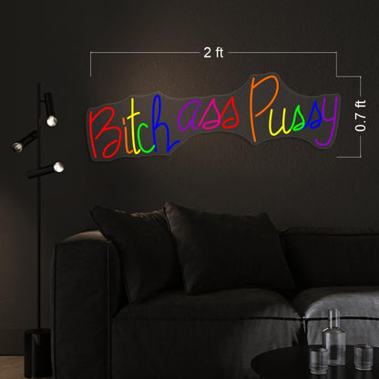 Customizable Bold-Purr Led Neon Sign For Home Bar Decor | Shineneon