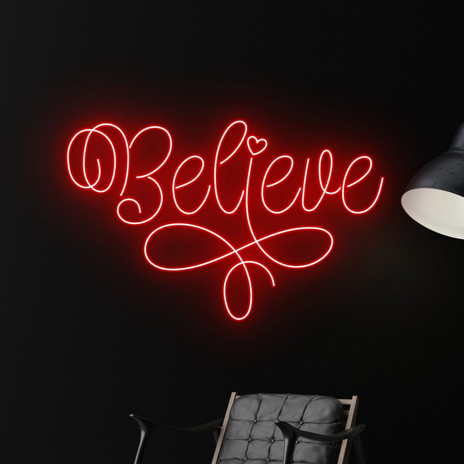 Customizable Charm Believe Led Neon Sign For Home - Shineneon