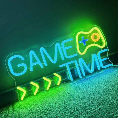 Customize Game Time Enjoy Gaming Led Neon Sign - Shineneon