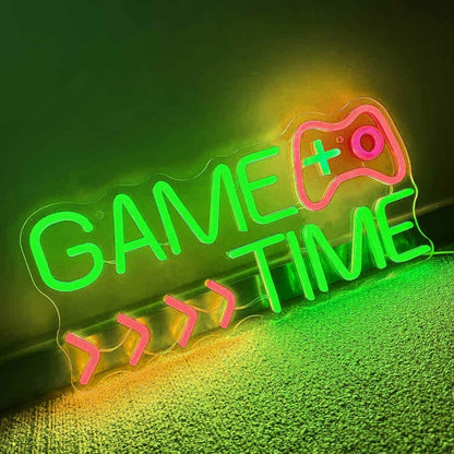 Customize Game Time Enjoy Gaming Led Neon Sign - Shineneon