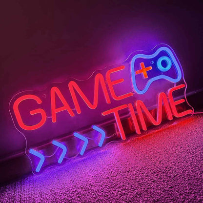 Customize Game Time Enjoy Gaming Led Neon Sign - Shineneon