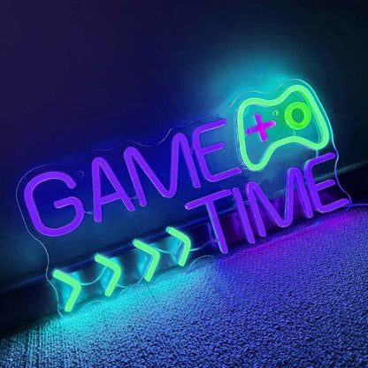 Customize Game Time Enjoy Gaming Led Neon Sign - Shineneon