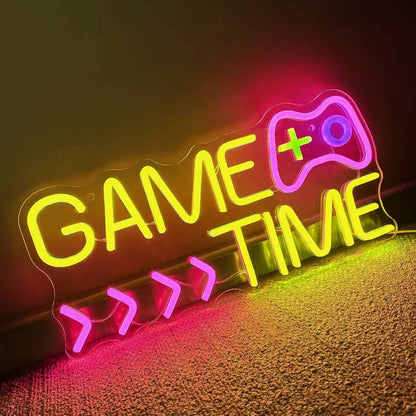 Customize Game Time Enjoy Gaming Led Neon Sign - Shineneon