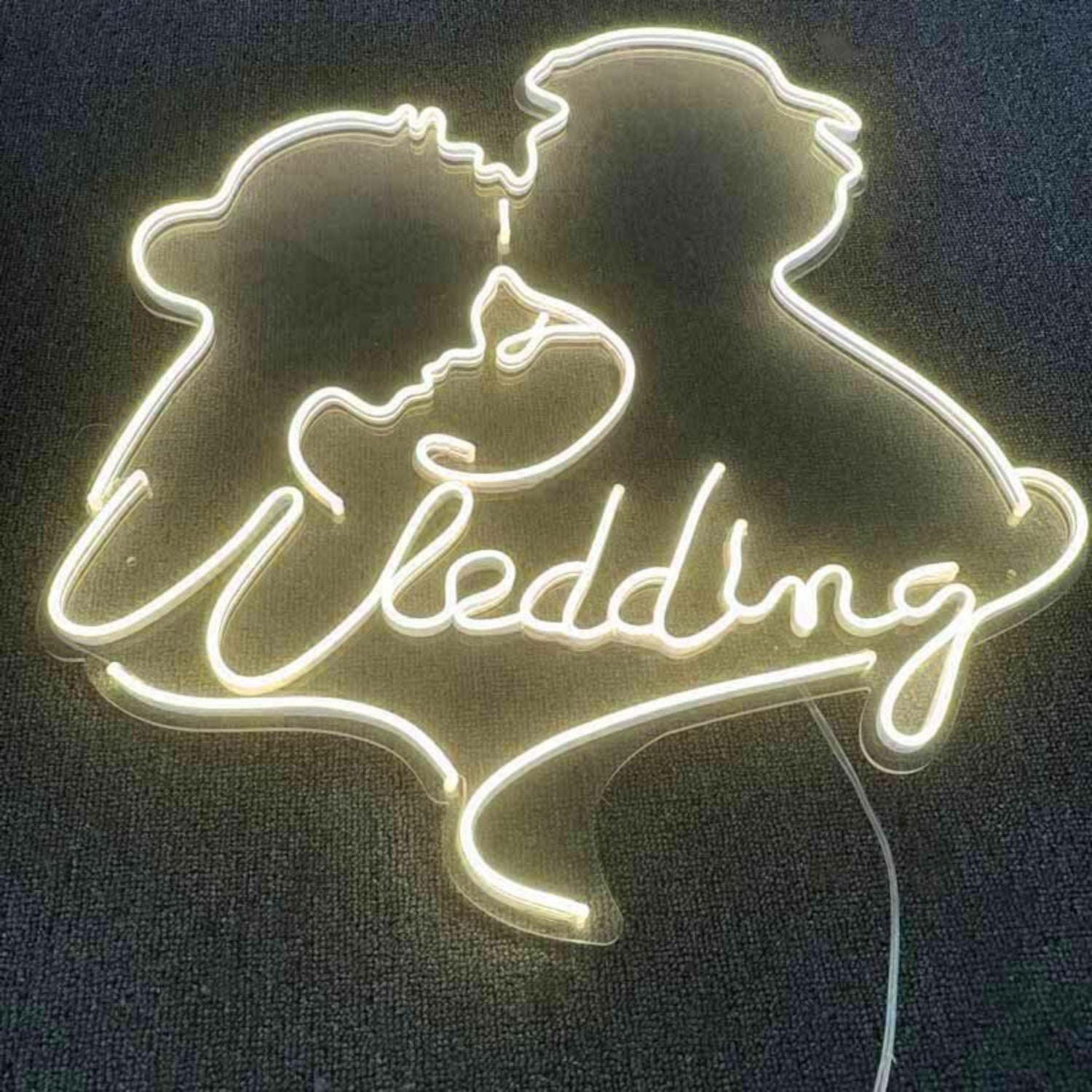 Customize Groom Kissing Brides Forehead Style 1 Neon Light | Shineneon