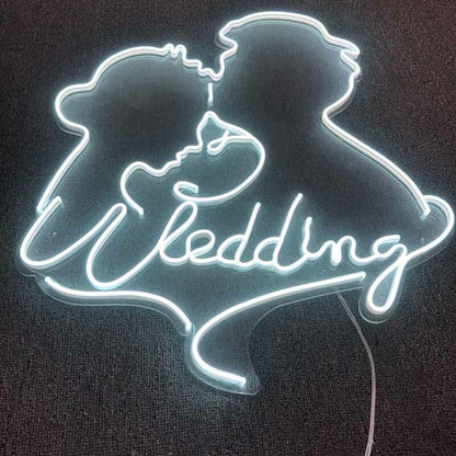 Customize Groom Kissing Brides Forehead Style 1 Neon Light | Shineneon