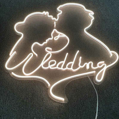 Customize Groom Kissing Brides Forehead Style 1 Neon Light | Shineneon