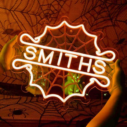Customize Halloween Spider Web Decor Neon Sign | Shineneon