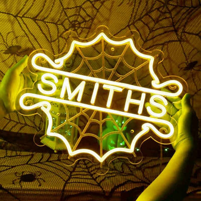 Customize Halloween Spider Web Decor Neon Sign | Shineneon
