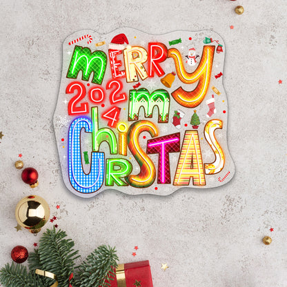 Customize Merry Christmas Acrylic Led Neon Sign | Shineneon