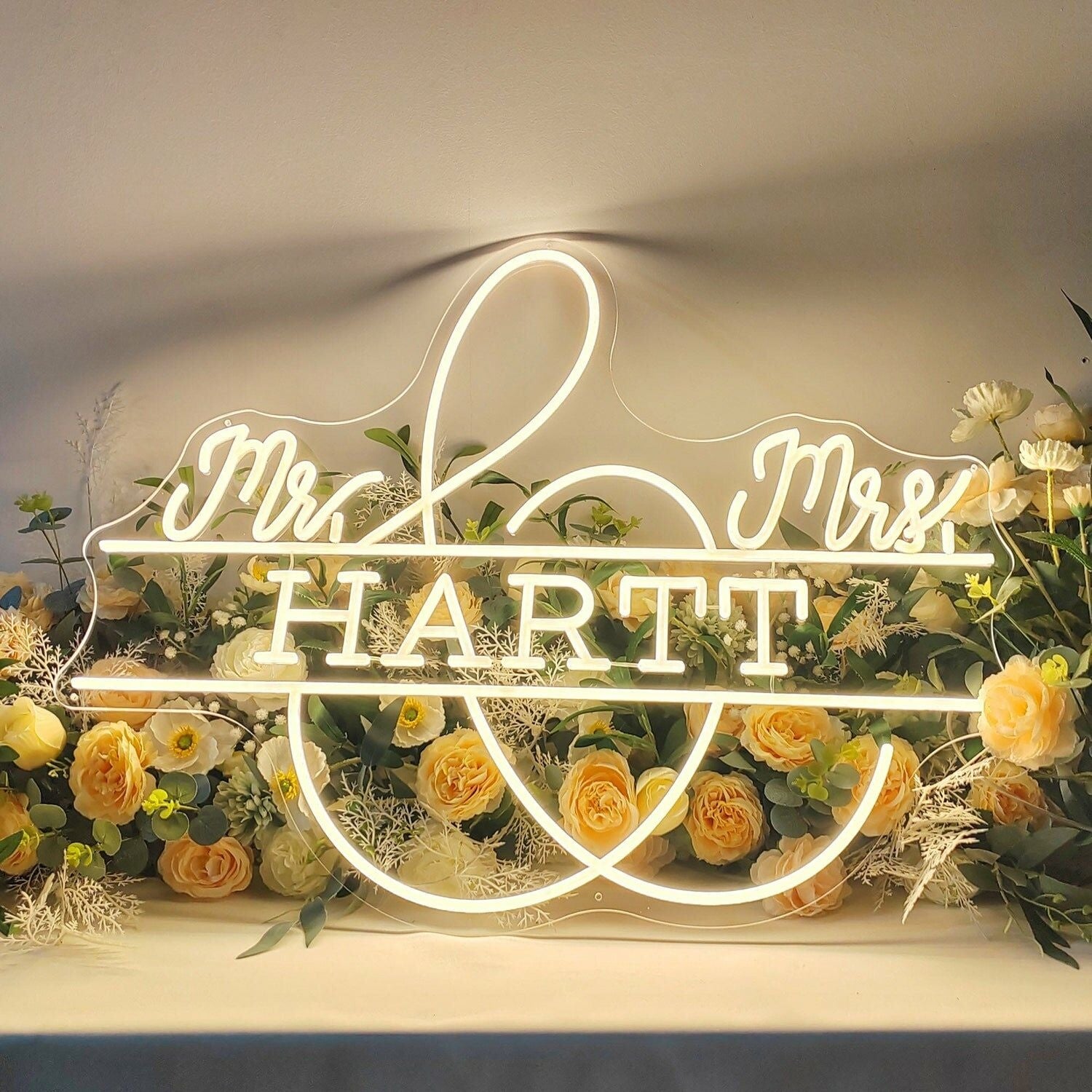 Customize Mr Mrs Personalized Neon Name Sign | Shineneon