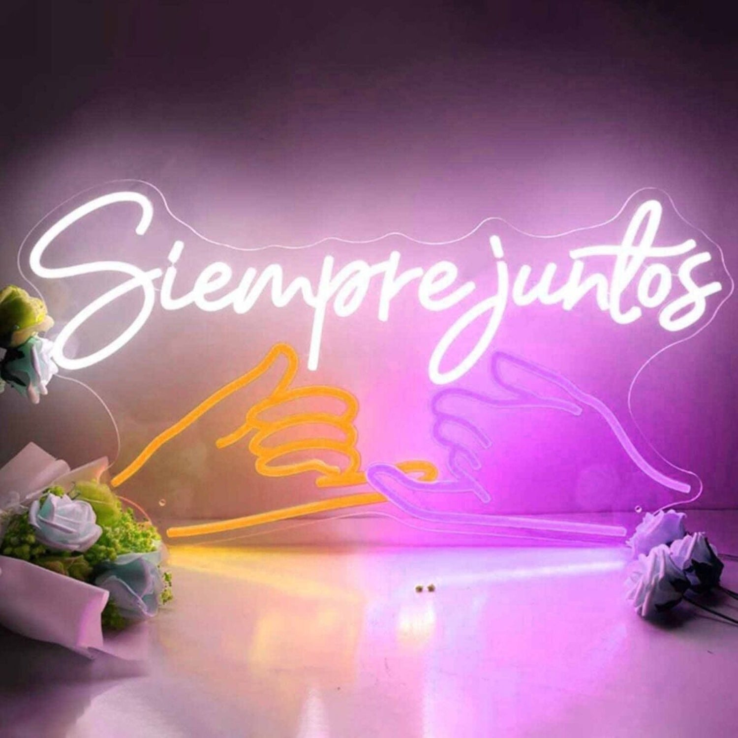 Customize Siempre Juntos Always Together Love Neon Sign | Shineneon