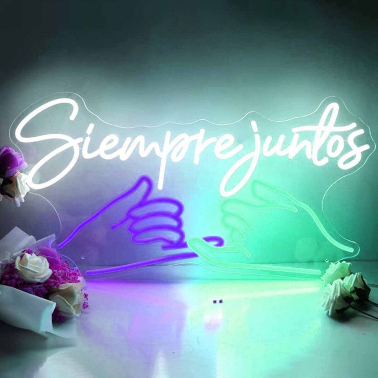 Customize Siempre Juntos Always Together Love Neon Sign | Shineneon