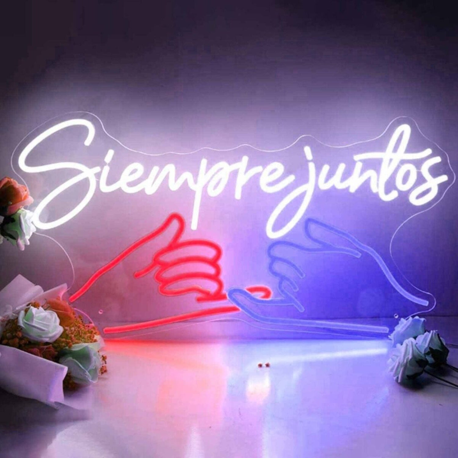 Customize Siempre Juntos Always Together Love Neon Sign | Shineneon