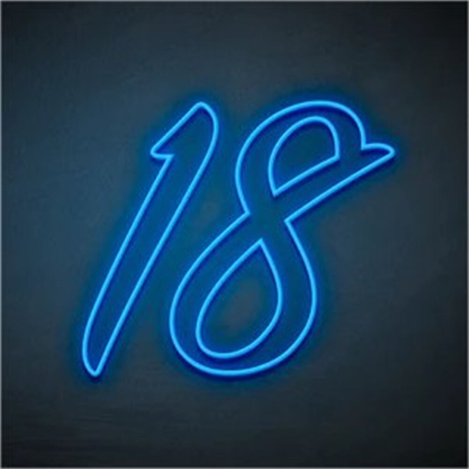 Customized Number 18 Led Neon Sign | Shineneon