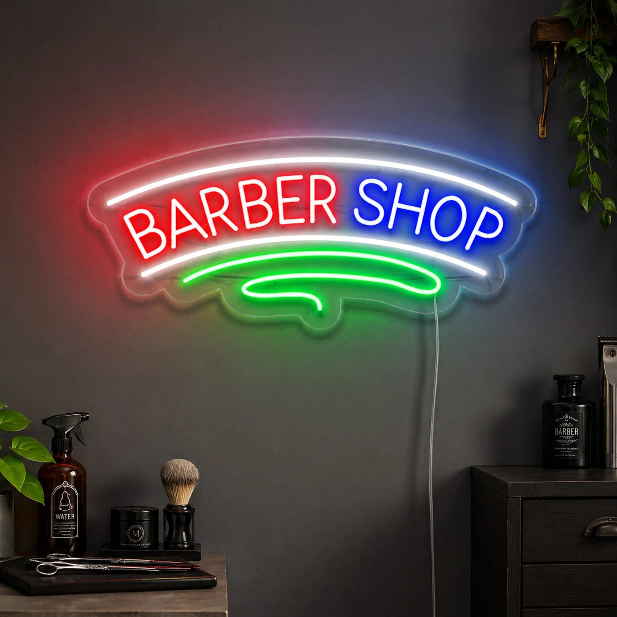 Cut And Shave Wall Neon Sign LED Neon Sign high-converting product image