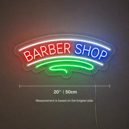 Cut And Shave Wall Neon Sign LED Neon Sign size image