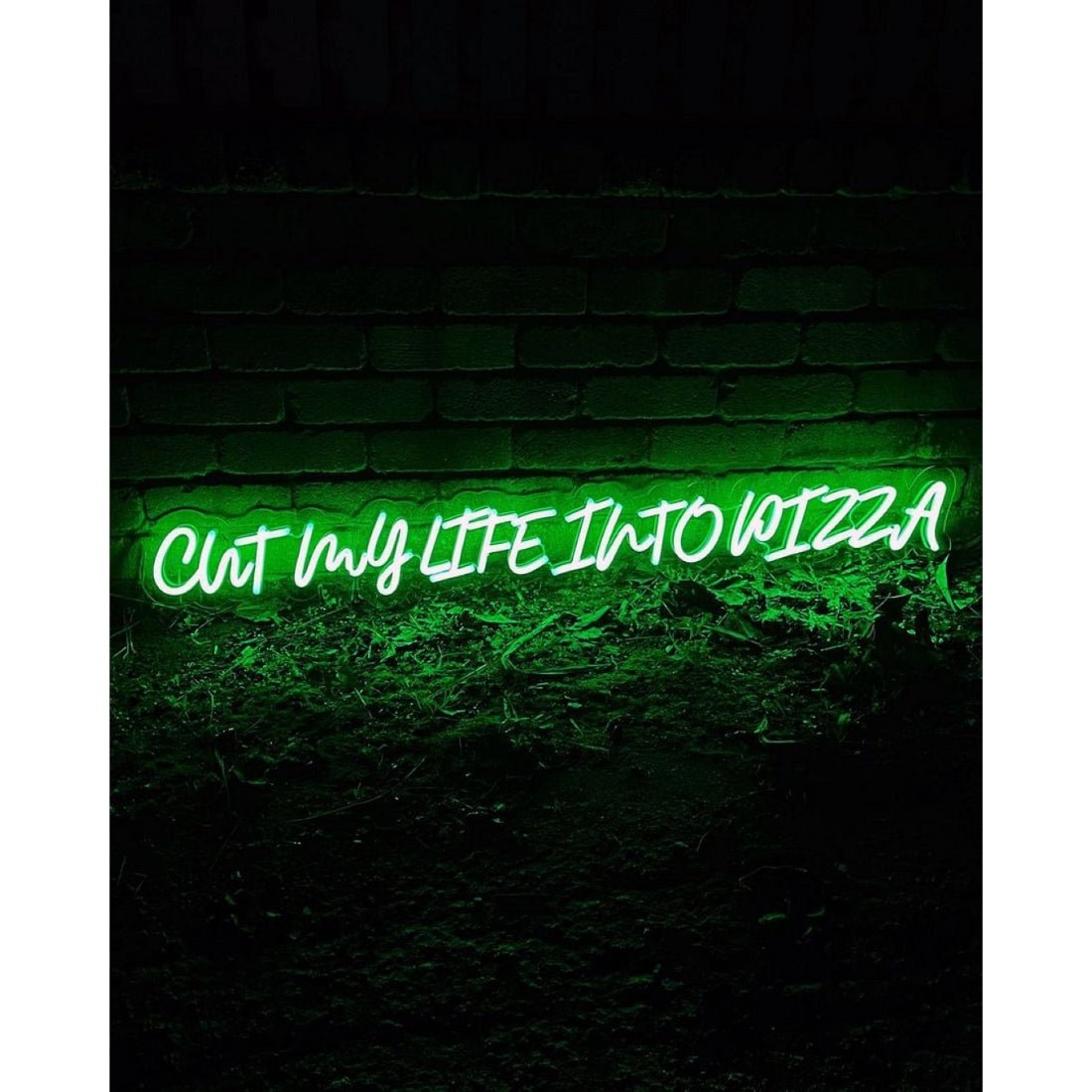 Cut My Life Into Pizza Led Sign Business Neon Sign - Shineneon