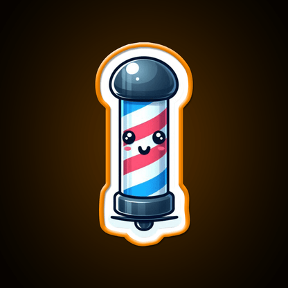 Cute Barbers Pole Barber Shop Haircut Led Neon Sign - Shineneon