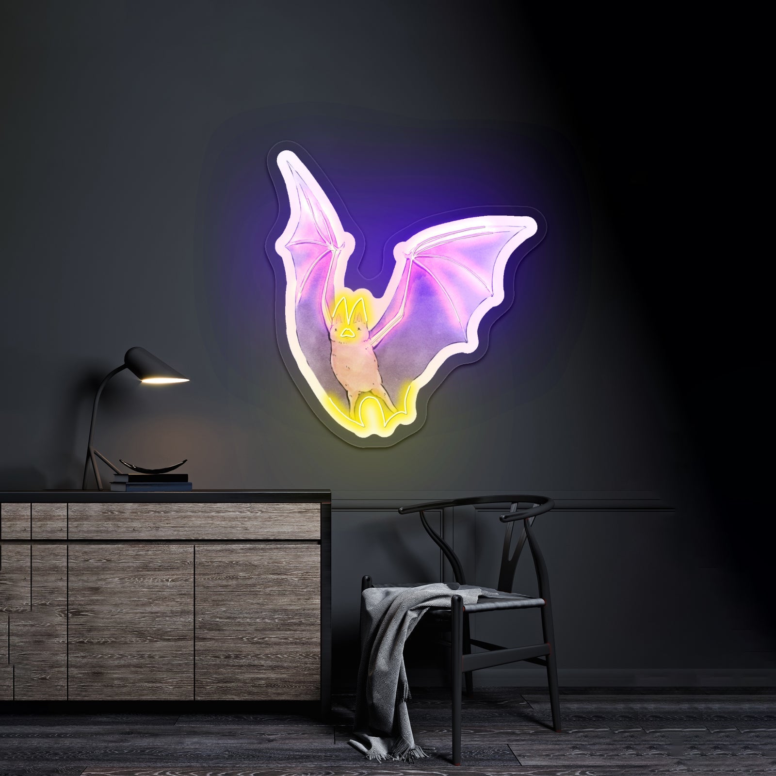 Cute Bat Neon Signs For Home Decor - Shineneon