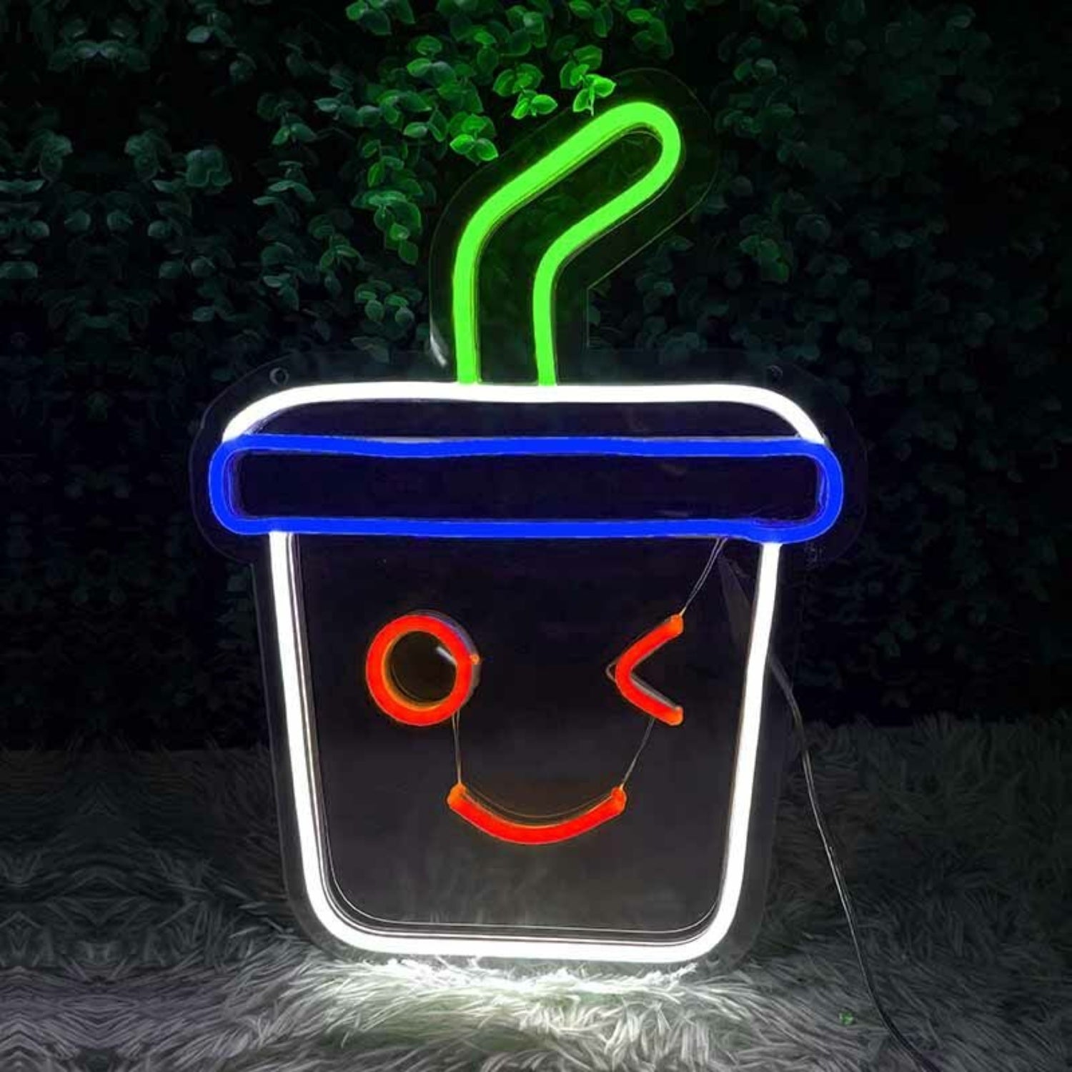 Cute Bubble Tea Ice Cream Adorable Led Neon Sign | Shineneon