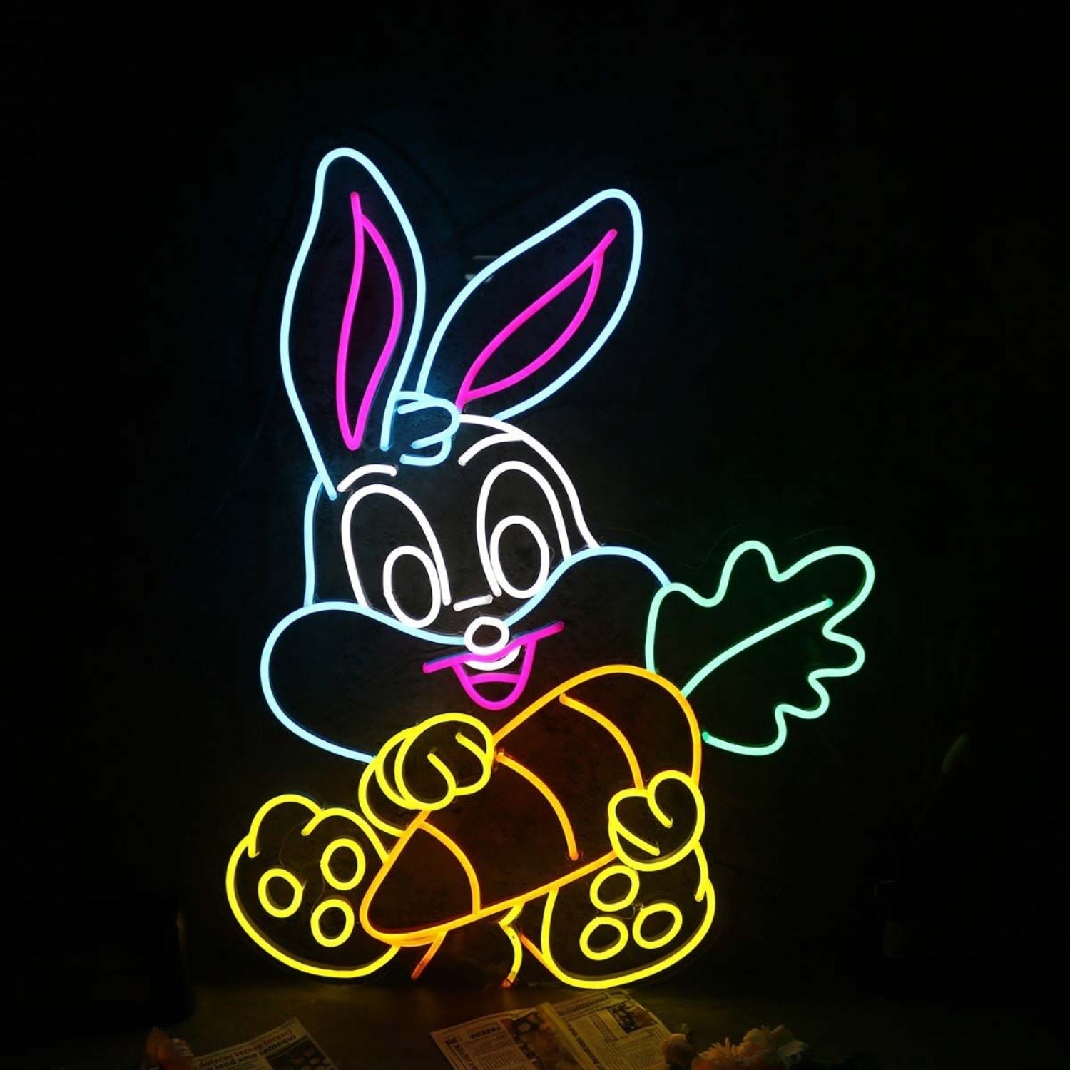 Cute Bunny Rabbit Led Neon Sign - Shineneon