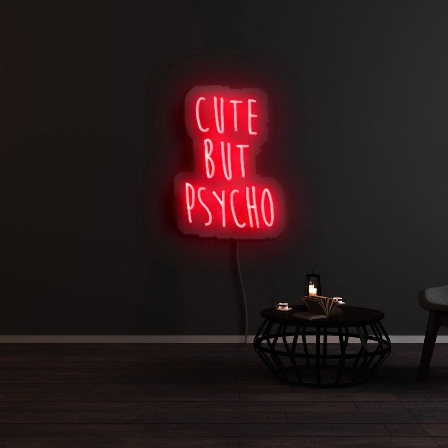 Cute But Psycho Led Neon Sign - Shineneon