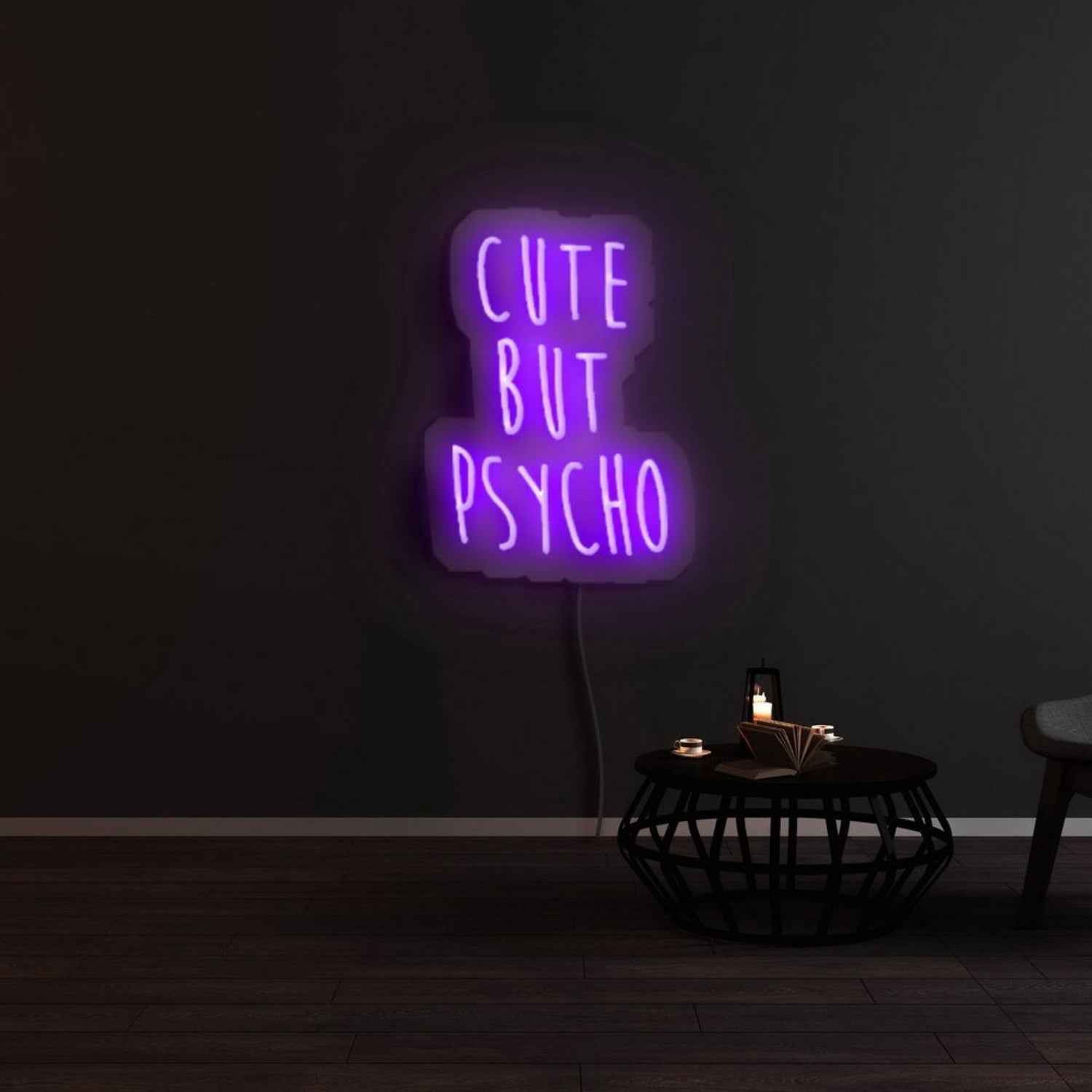 Cute But Psycho Led Neon Sign - Shineneon