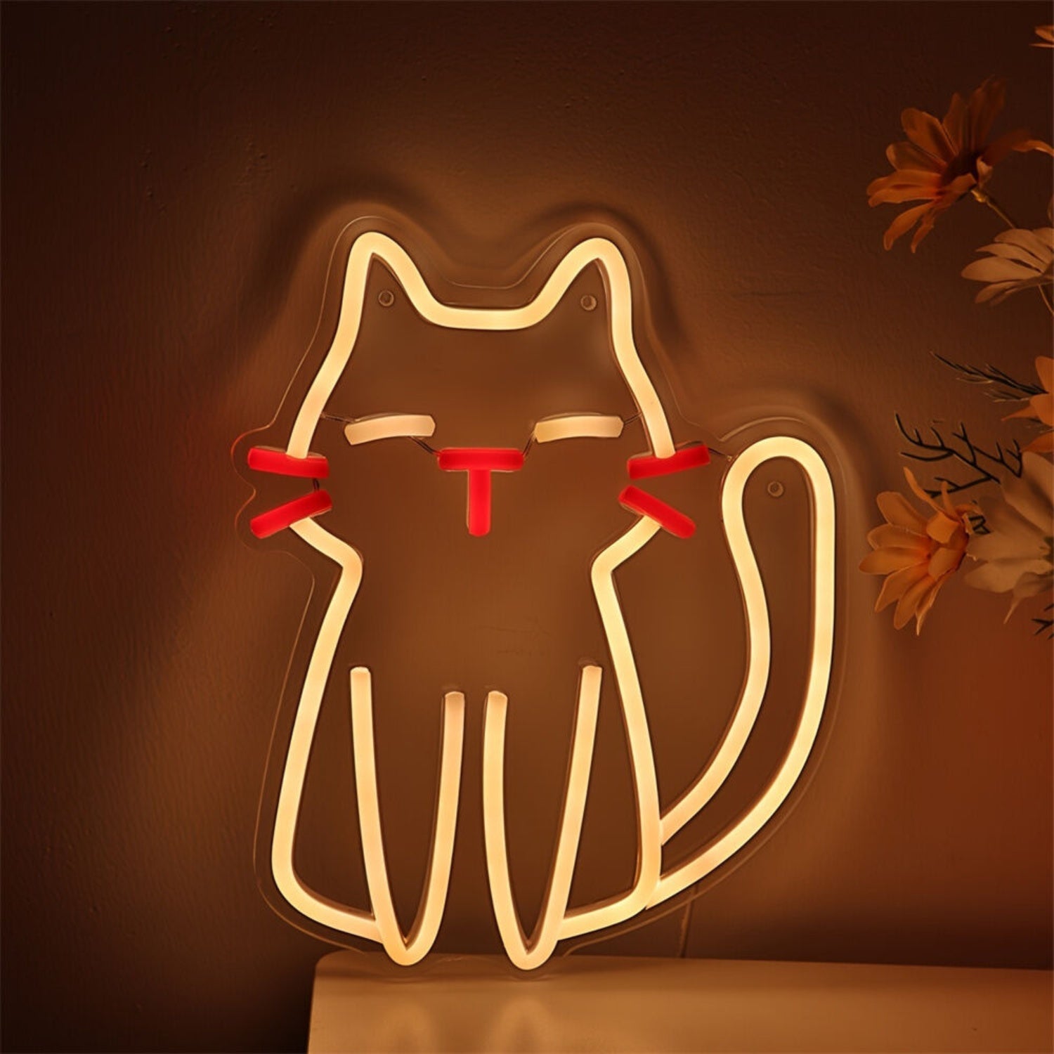 Cute Cartoon Cat Led Wall Led Neon Sign For Kids Rooms | Shineneon