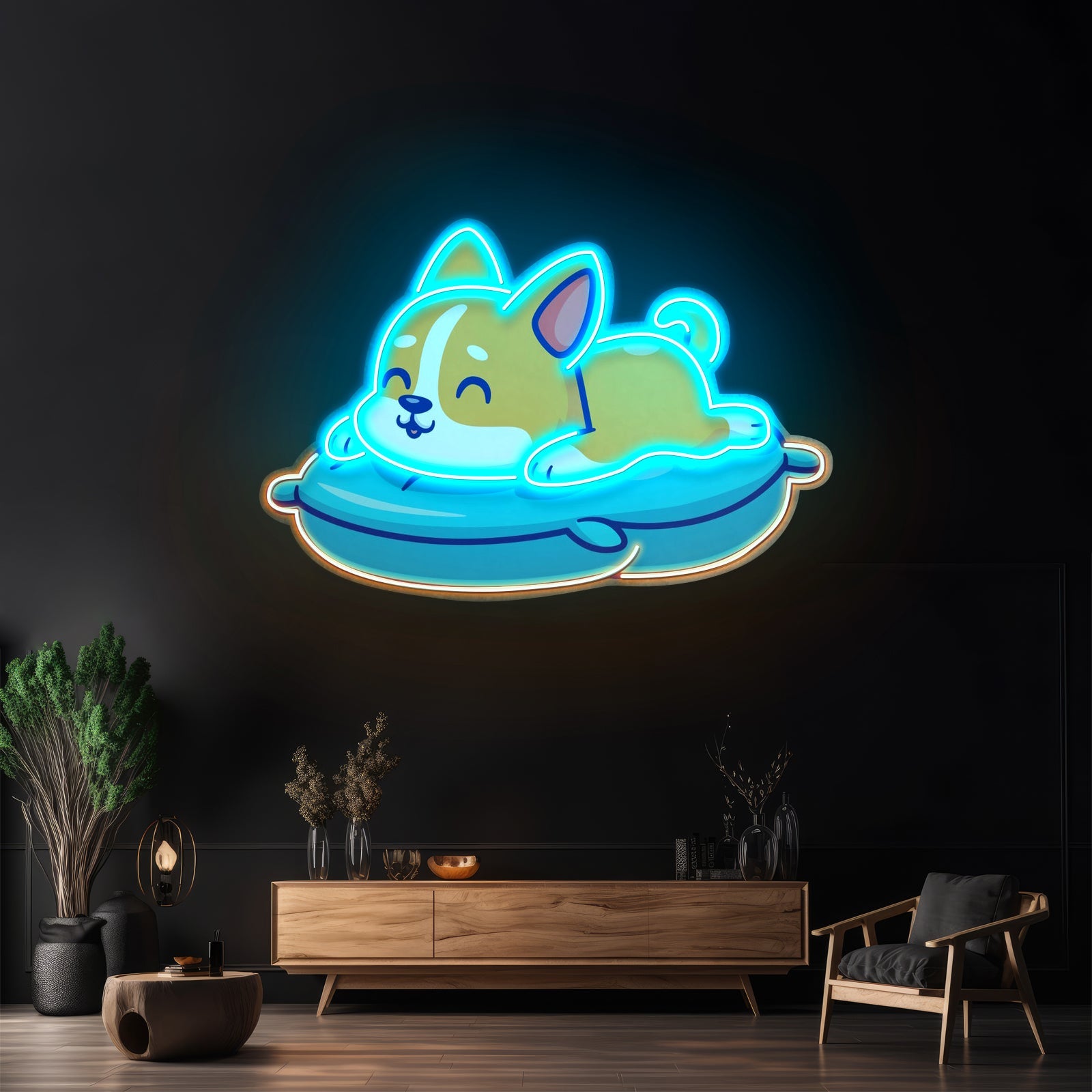 Cute Cat Chilling Led Neon Sign Light Custom Led Signs - Shineneon