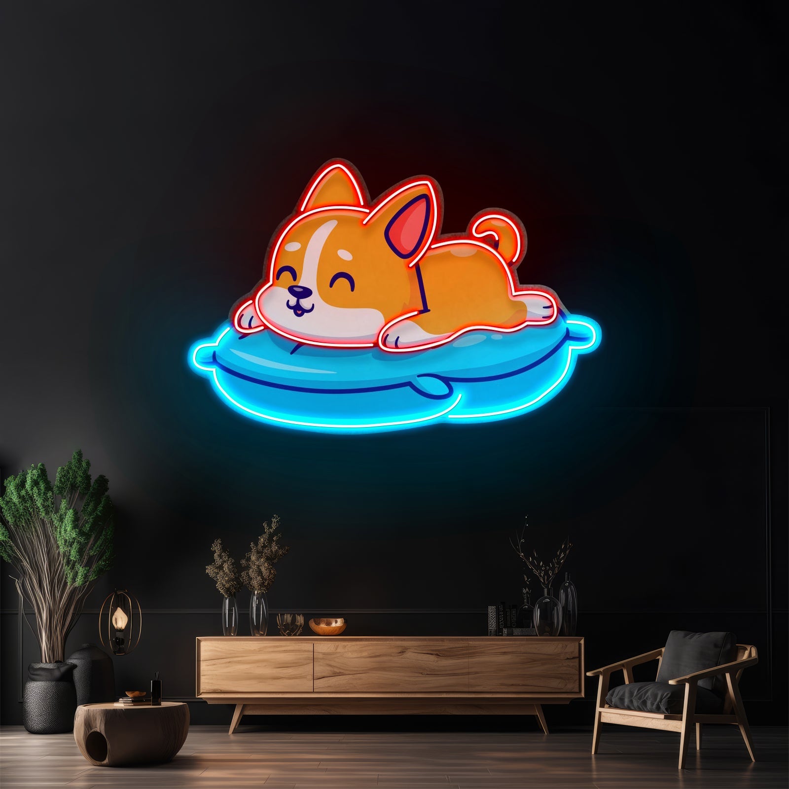 Cute Cat Chilling Led Neon Sign Light Custom Led Signs - Shineneon