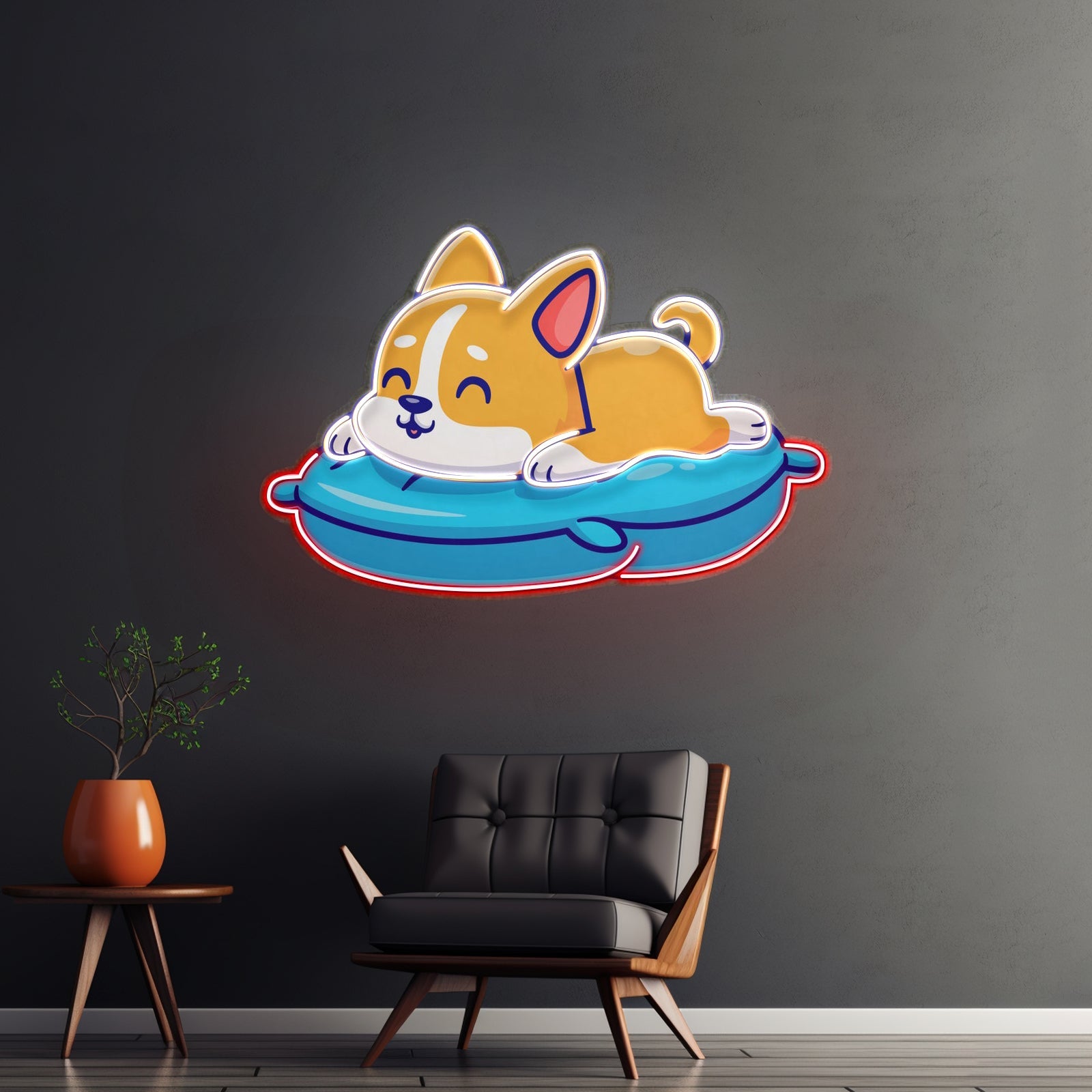 Cute Cat Chilling Led Neon Sign Light Custom Led Signs - Shineneon