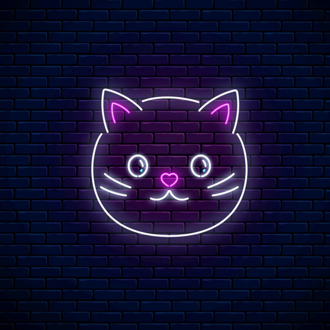 Cute Cat Led Sign Business Neon Sign