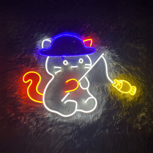 Cute Cat Neon Sign