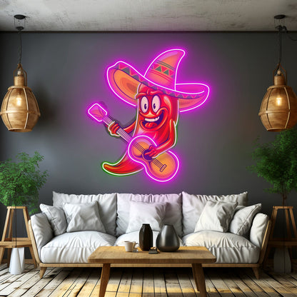 Cute Chilli Pepper Led Neon Sign Light Custom Led Signs - Shineneon