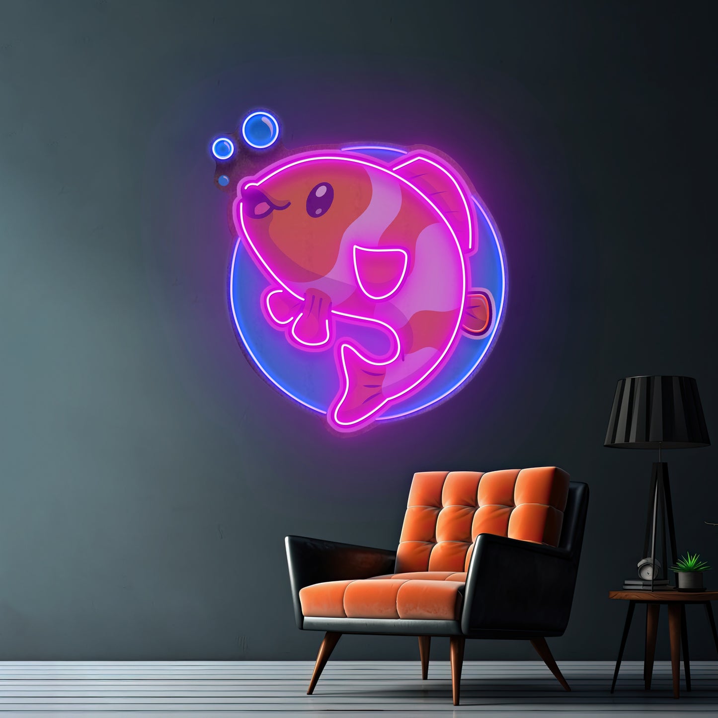 Cute Clownfish Led Neon Sign Light Custom Led Signs