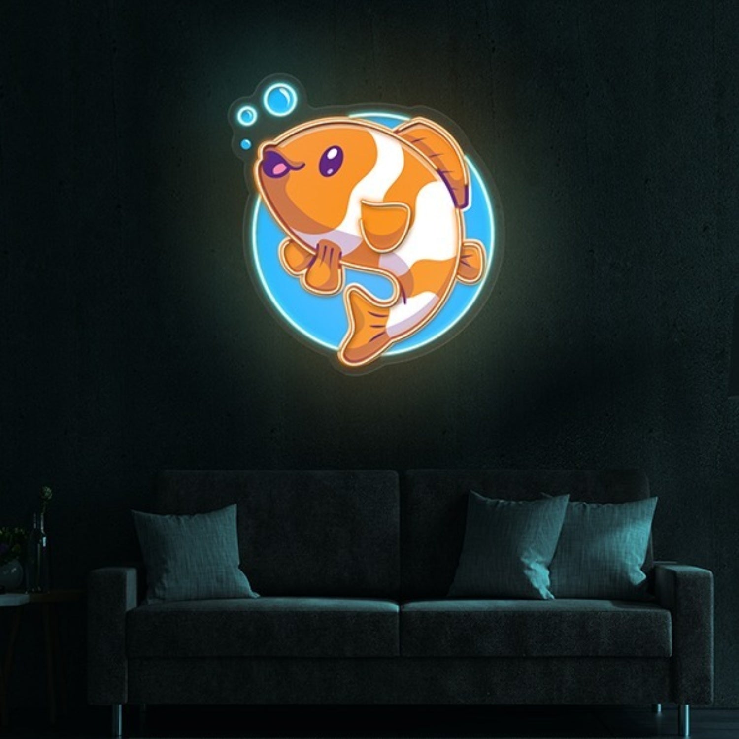 Cute Clownfish Led Neon Sign Wall Art Decor Light Pop Art | Shineneon