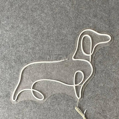 Cute Dachshund Led Neon Sign Dog Shop Light Wall Art | Shineneon