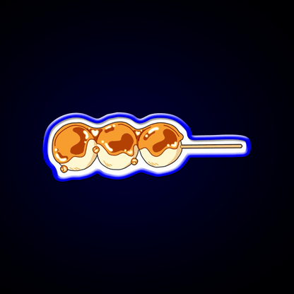 Cute Dango Stick Snack Food Led Neon Sign Rgb Color - Shineneon