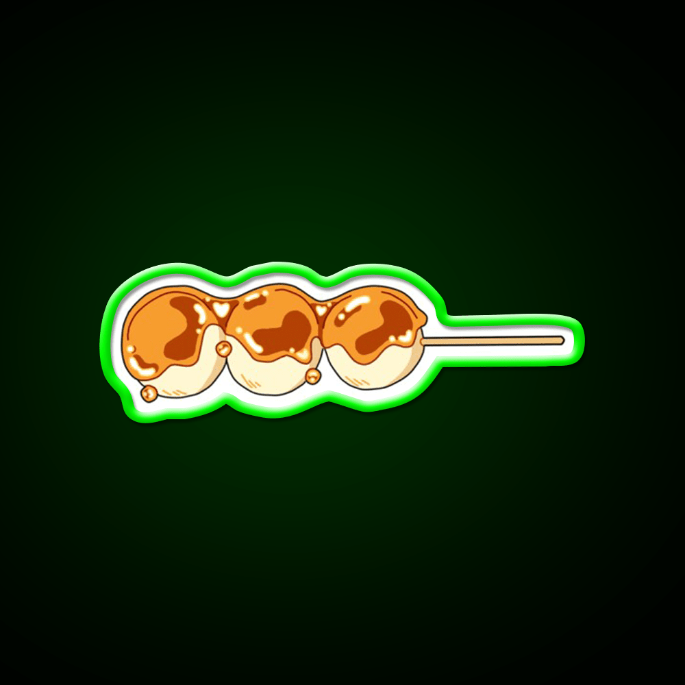 Cute Dango Stick Snack Food Led Neon Sign Rgb Color - Shineneon